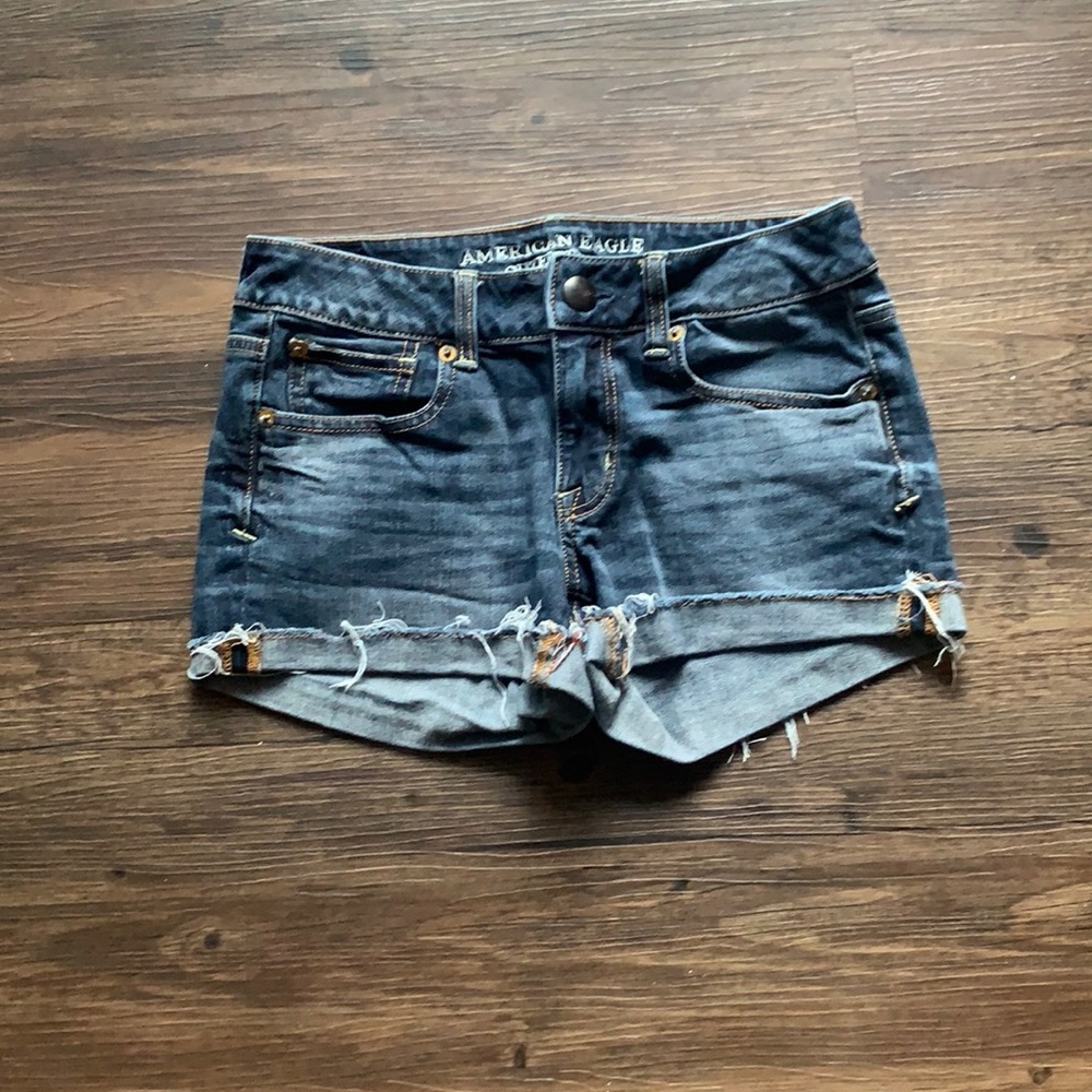 American eagle denim jean shorts
